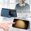D15 For Samsung Galaxy S23 Kickstand Case Retro PU+TPU Phone Cover with Zipper Wallet
