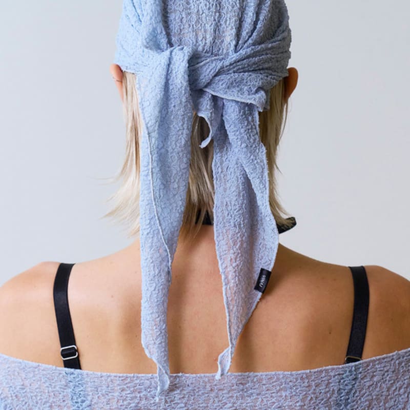 

VINAJ Lace Head Scarf (Baby Blue) ONE
