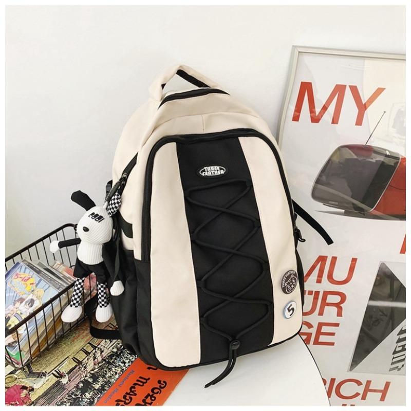 The New Schoolbag Is High-value, Fresh and Sweet Backpack, Couple Simple and Lightweight Travel Large-capacity Backpack.