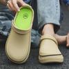 Fashion 2025 Men's Anti-slip Sandals Chef Shoes Men Working shoes waterproof fashion Garden Shoes Clogs For Beach Slippers
