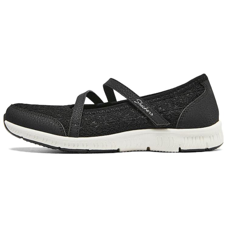 Женские повседневные туфли на липучке Skechers Active Mary Jane Женские кроссовки Черный 100624-BLK 35