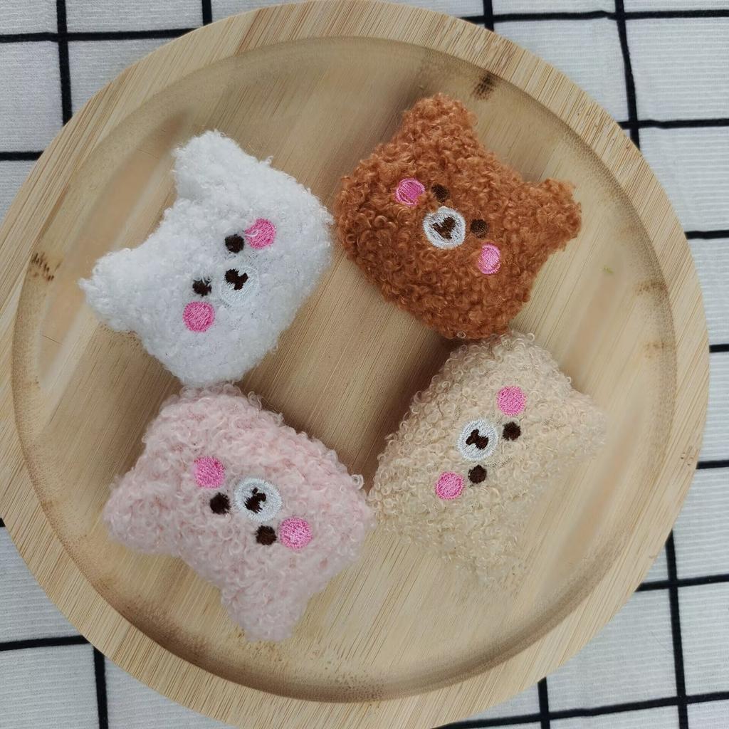 Cute Blush Bear Plush Toy Accessories Gift List Small Pieces Rag Doll Bags Pendant Decoration
