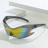 Non-polarized Classic Fashion Punk Women Alien Mirror Integrated Design Future Technology Sense Sunglasses Sunscreen Men Eyeglasses