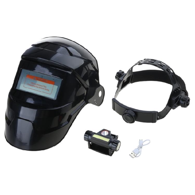 Welding Helmets Darkening Large View Solar Power True Color Welding Hoods Sensors Wide Shade Welding Mask Grinding