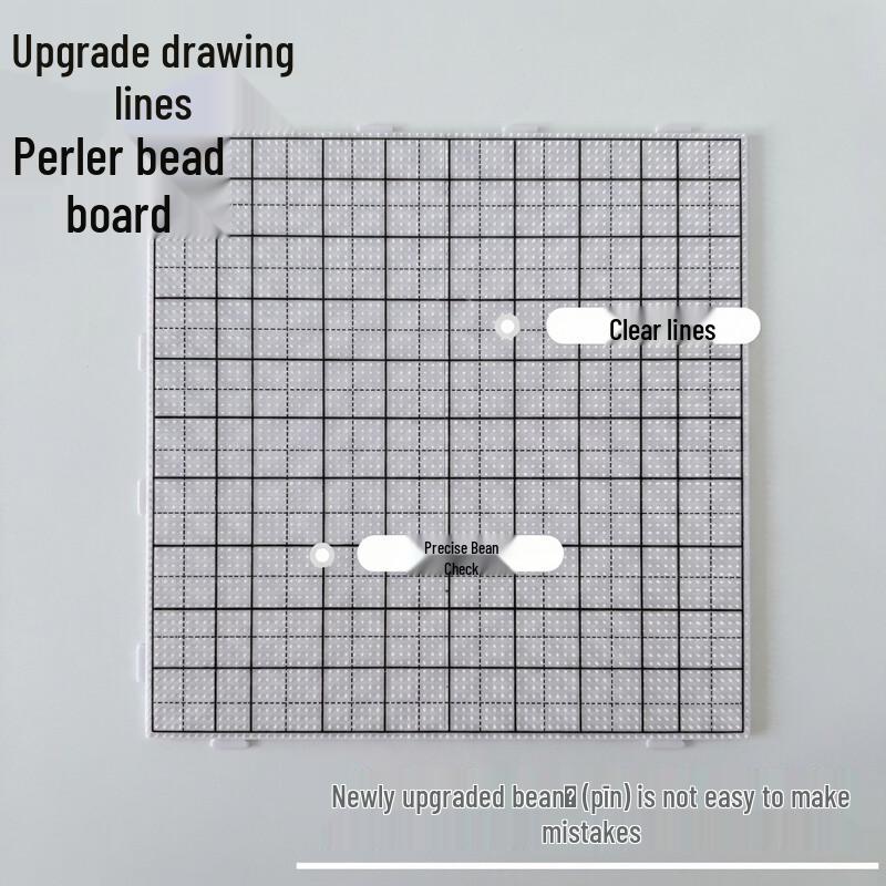 Large 104-Peg Perler Bead Pegboard