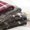 European and American Plaid Scarf Women's Fashion Commuting Imitation Cashmere Simple Versatile Shawl Warm Scarf Winter