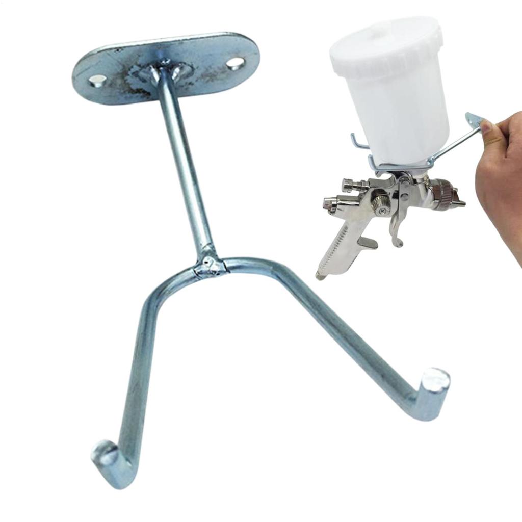 Paint Sprayer Holder Iron Rustproof Mount Fixed Hook Sprayer Holder For Wall Garage Workshop Storage Organization