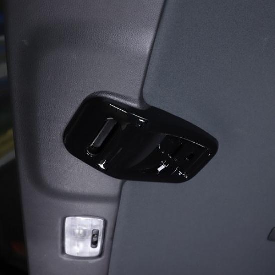 Glossy Black ABS Trunk top lighting frame Trim For Honda Pilot 2016-