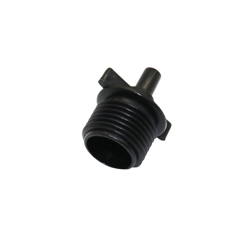 6pcs 1/2 Inch Adapter Connector Fountain Connector Garden Sprinkler Sprinkler System Accessories Gardening Tools Black