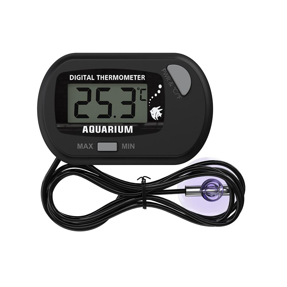 

-50℃ - 70℃ Цифровой термометр для аквариума с присоской, датчик температуры, измерительный прибор, термометр, измерение серый