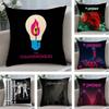 Cool C-Chainsmokers Pillow Case Plush Fabric Soft Double Sided Print Home Sofa High Quality Cushion Cover Throw