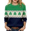 LXF-YT52 Saint Patrick's Day Pullover Sweater, Europe and America Style, Spring & Autumn Long Sleeve