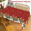 Christmas Tablecloth Snowman Table Cover Christmas Decorations for Home 2026 Navidad Noel New Year 2026 Gifts Dining Table Decor