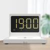 Für Qi Uhr Kabelloses Ladegerät 15W Alarm T11 Schnell Multifunktionales LadezubehörWeiß