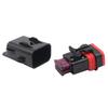 Motorcycle Waterproof Fuse Holder with 2pcs 40AMP Blade Fuses Inline Fuse Holder Motorcycle Fuse Box