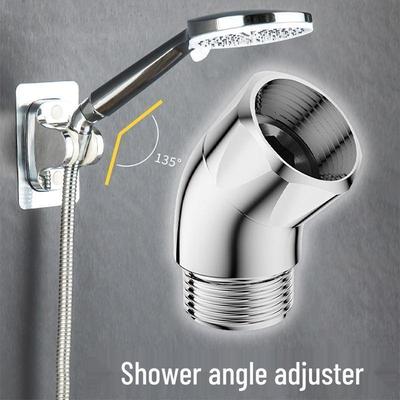 135° Corner Copper Swivel Elbow Joint Shower Head Adapter for Handheld Showers