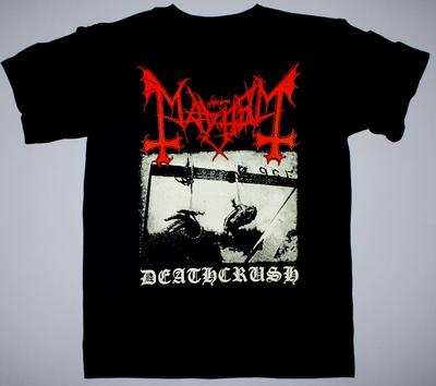 Vtg Mayhem Band Deathcrush Cotton Black All Size Unisex Shirt EL020 Unisex T-Shirt