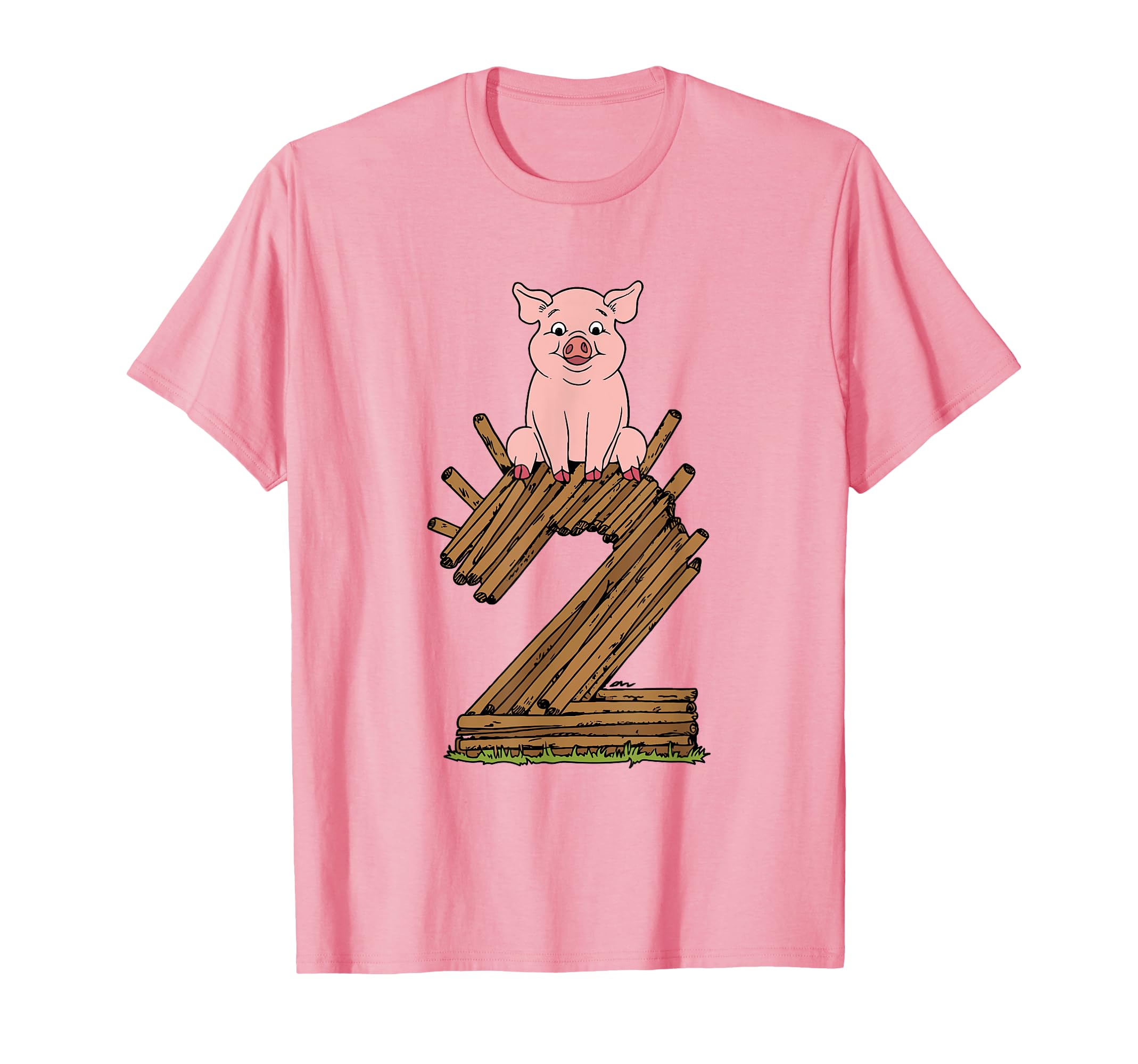 

The Three Little Pigs 2 Easy Costume Kids Men Women T-Shirt рожевий