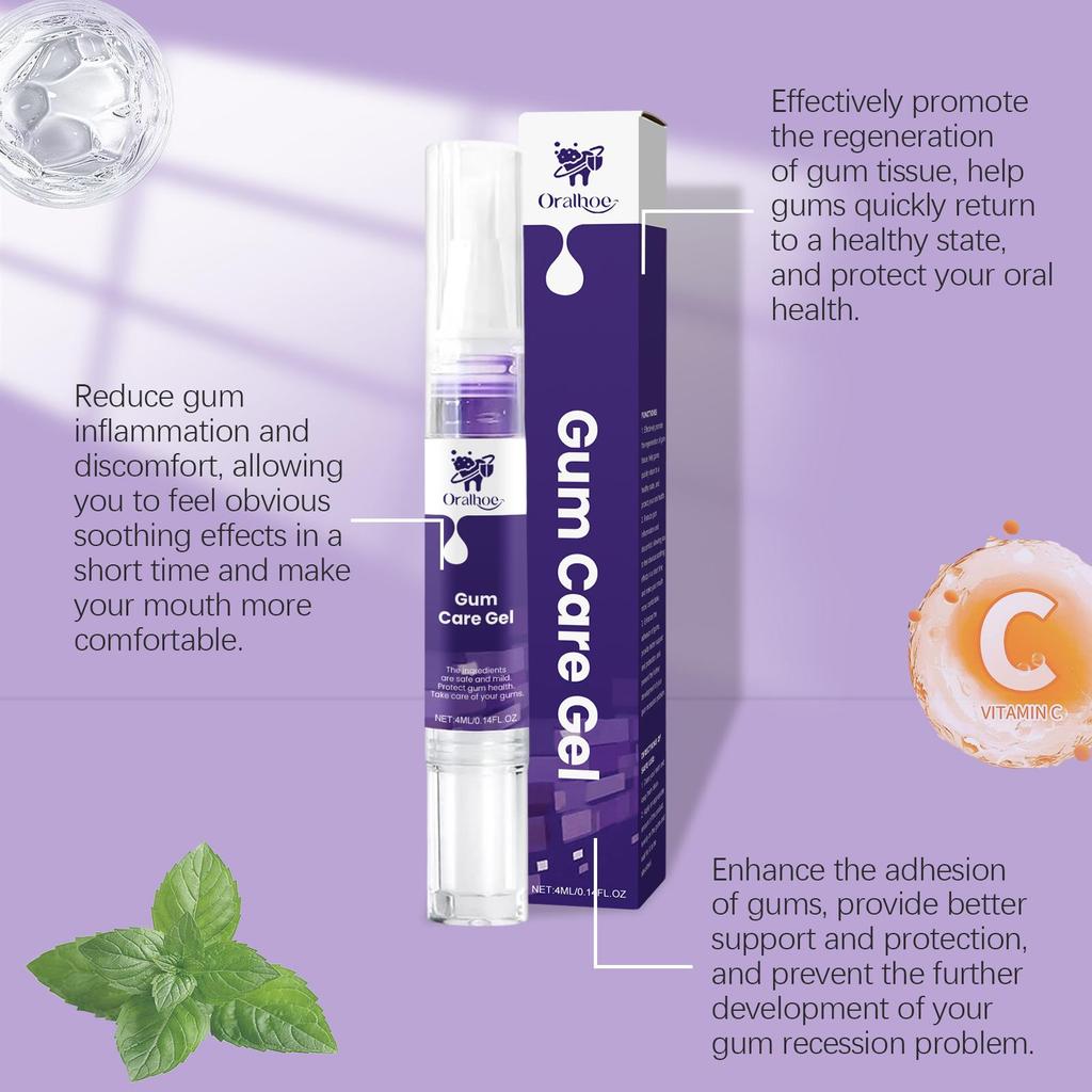 Siero Riparazione Rapida Gengive Viola Gel Cura Gengive Danneggiate Allevia Efficacemente Allergie Dentali Carie Dentale Pulizia Profonda Denti Dentifricio