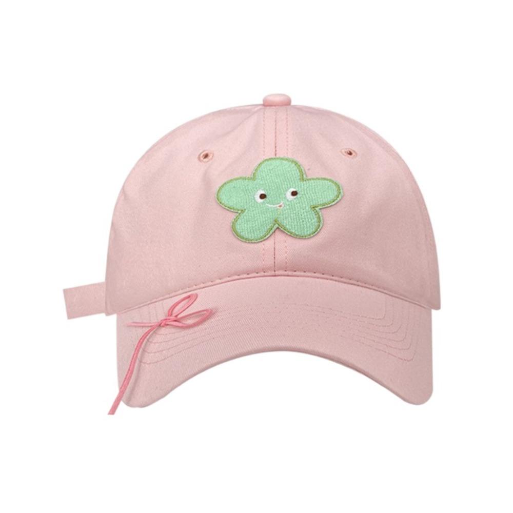 

Adjustable Duck Tongue Caps Embroidery Love Heart Sun Hat Sports Baseball Cap Summer Spring Autumn Pink flowers