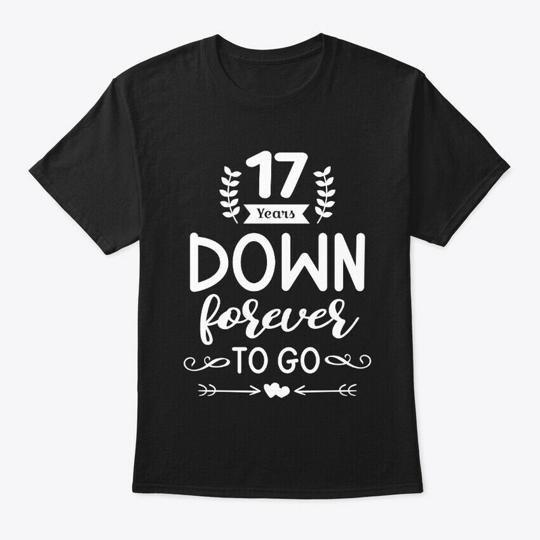 

Cool 17th Anniversary Gift T-Shirt Made in the USA Size S to 5XL L