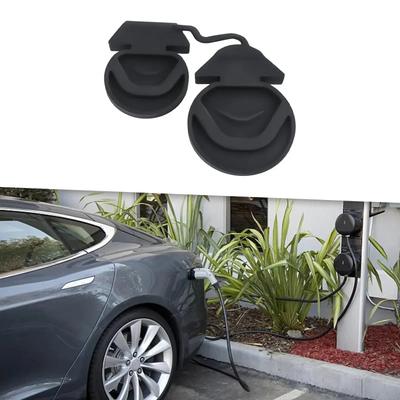 Für Tesla Model 3/Y Silikon Ladeanschluss Staubschutz - Wasserdicht, Staubdichtes Zubehör Langlebiger Silikonschutz