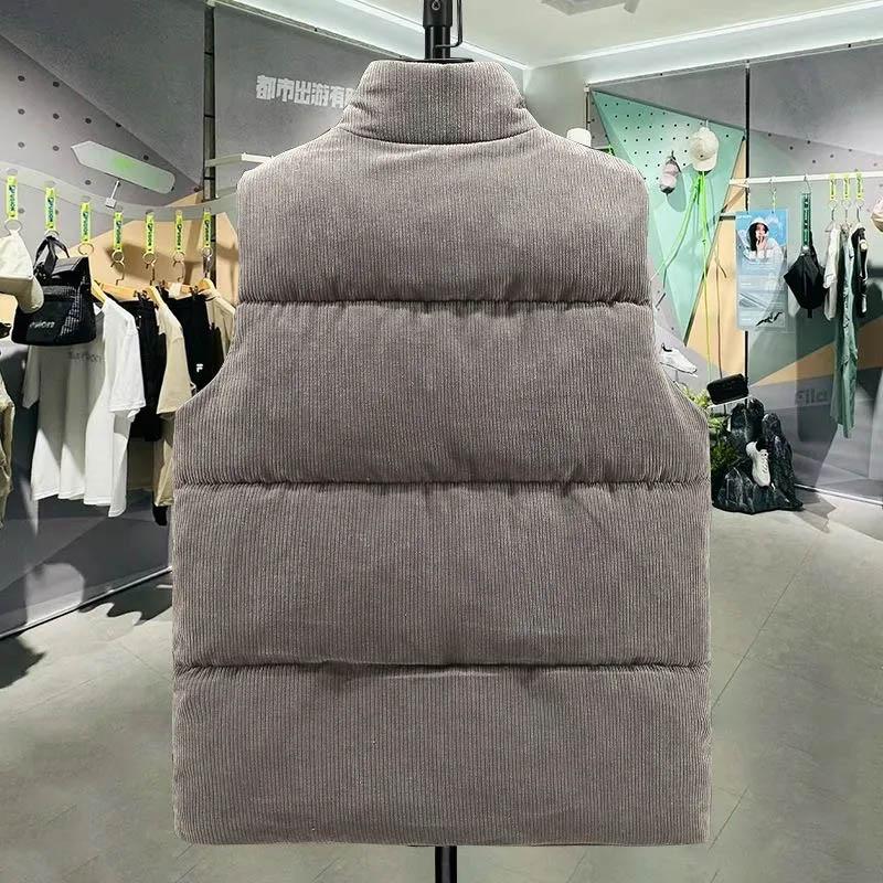 Vest for Women Cotton Winter Thickened Windproof Sleeveless Tops Vest Oversize Down Casual V-neck Vest