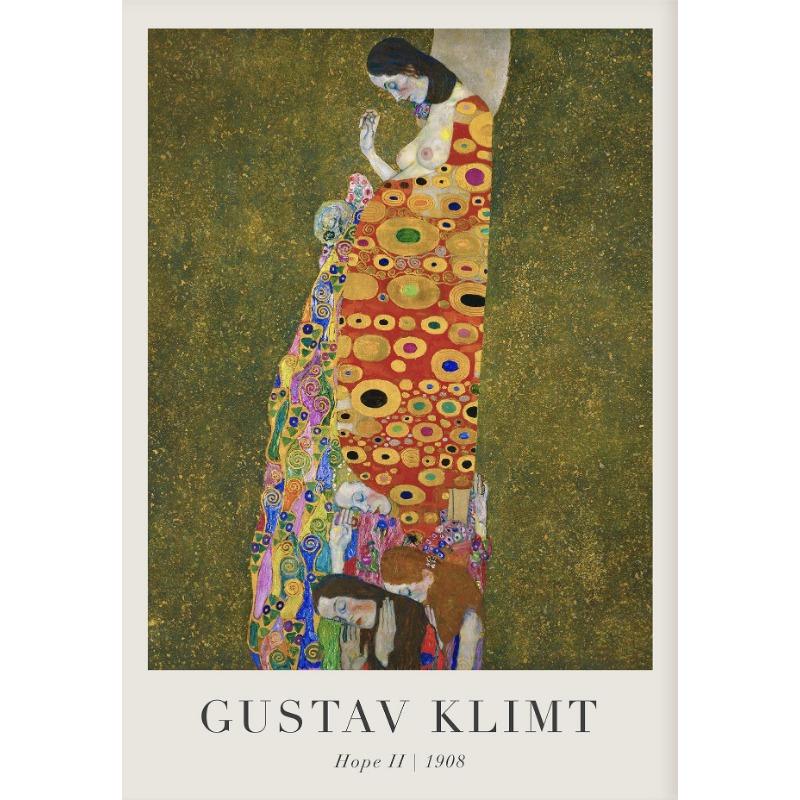 Gustav Klimt Abstract Exhibition Artwork Landscape Poster and Prints Canvas Printing Wall Art Picture for Living Room Home Decor
