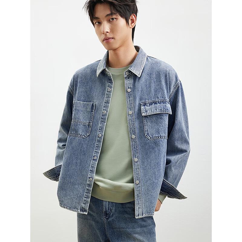GXG Men's Blue Denim Jacket