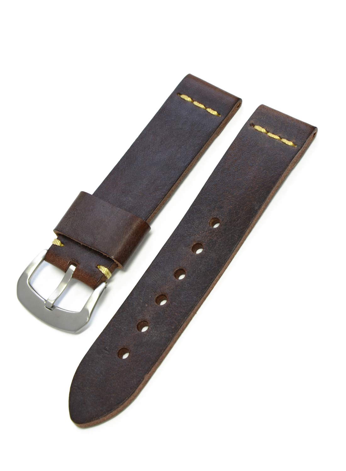 

CASSIS Calfskin Watch Strap TINIAN 22mm Dark Brown with Replacement Tool U1007333034022