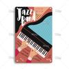 DORA Tin Sign MISES Music Metal Plate Rock Metal Plaque Vintage Metal Poster Bar Club Home Decorative Plate Musical Instrument Metal Sign