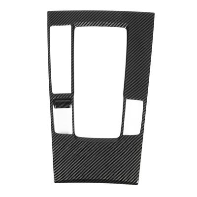 Tampa da Moldura do Painel da Alavanca de Câmbio da Console Central Estilo Fibra de Carbono Substituição para Mazda 3 2020‑2023