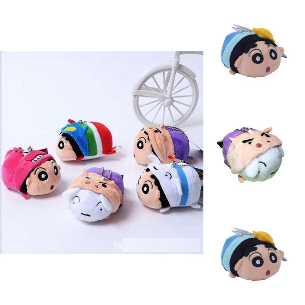 Brelok pluszowy Shinchan, akcesorium do torby, styl kreskówkowy zwierzęcy, materiał krótki pluszowy, dostępne wiele kolorów, wysokość 9 cm