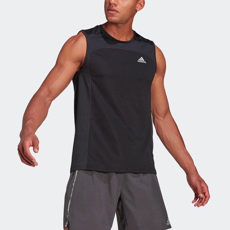 adidas Heatrdy Sleevl Casual Running Sports Vest Black Men's GK4298