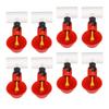 10PCS Chicken Waterer Cup Red Automatic Water Feeder Easy Install Hygienic Versatile Chicken Drinker for Duck Goose