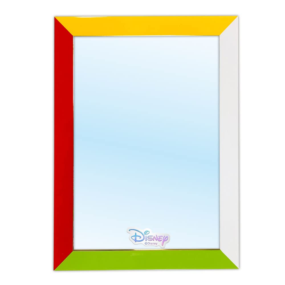 

Tenyo Wooden Puzzle Frame, Disney-themed Happy Color Panel (18.2 x 25.7 cm), Simple Design, Emblem Plate, Hanging Cord Included, Tabletop Panel