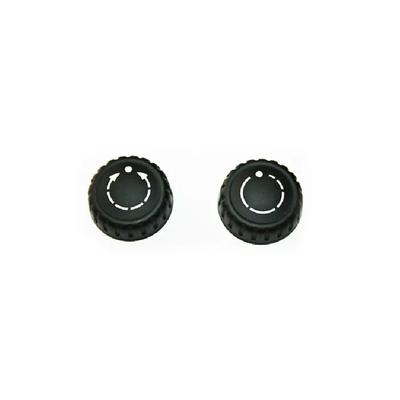 1 Set of 2 Pieces PCM2 Radio Replacement Knob Set For Porsche Cayenne 955 / 957 Part Number 95564295100 / 95564295200