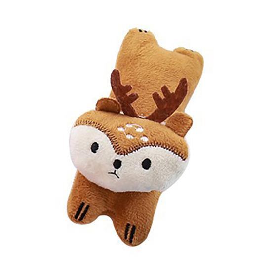 

Pet Toy Realistic Animal Shape Bite-Resistant Plush Chew Toy with Catnip Relieves Boredom Simulation Modeling Teeth Cleaning Toy