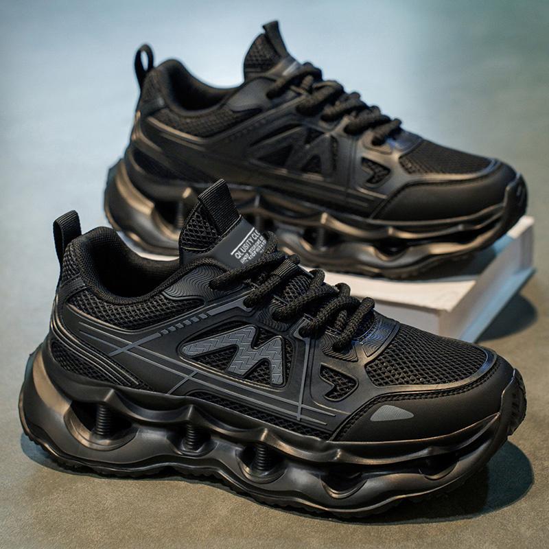 New Fashion Men 's Four Seasons Comfortable Thick Sole Shoes Students Boys GirlsTrending Soft Sole Breathable Casual Running Sneakers