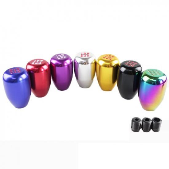 Universal 5 Speed CNC Aluminum Billet Manual Car Gear Shift Knob Shifter Lever