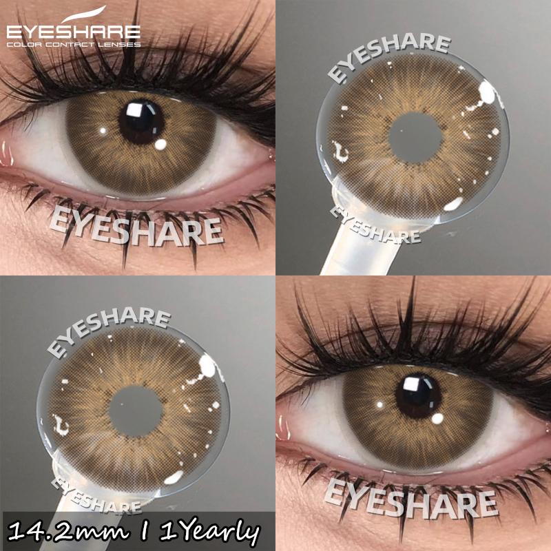 EYESHARE 1pair Colored Pupils Blue Eye Contacts Brown Natural Lens Green High Quality Color Contact Lenses Gray Eyes Lenses