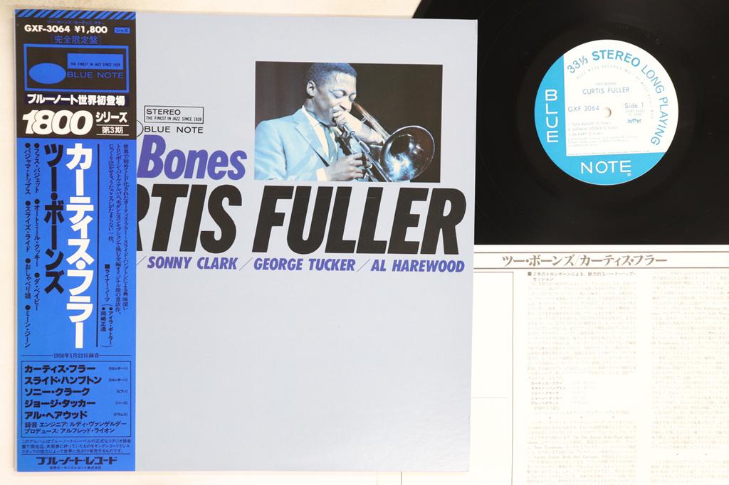 LP Record CURTIS FULLER - Two Bones GXF3064 BLUE NOTE 1980 Japan Obi Jazz Used