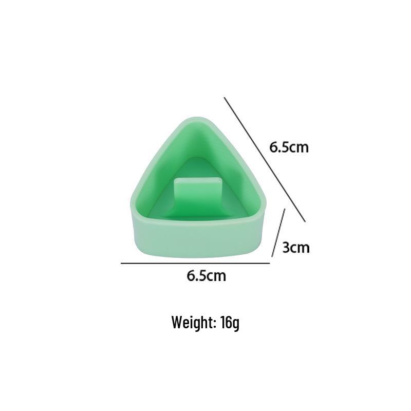 

Multi-Size Mille-Feuille Onigiri & Sushi Mold - Multi-Layer Bento Box Tool for Kids. Small Green прозрачный
