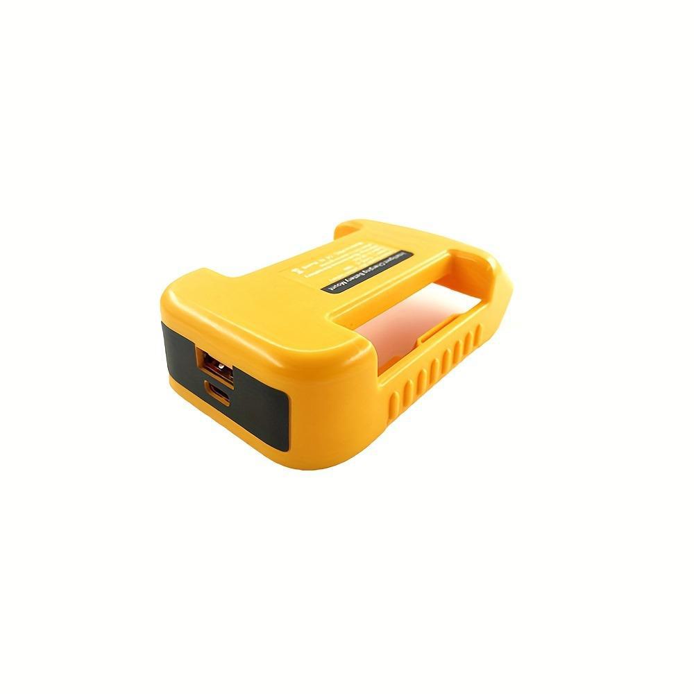 Multi-Function USB Belt Buckle for DeWalt 18V Lithium Battery Converter