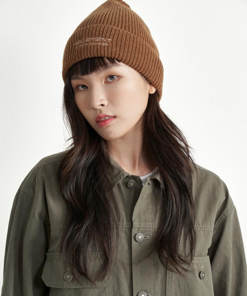 HELEMENT Basic G1 Wool Beanie (Brown)