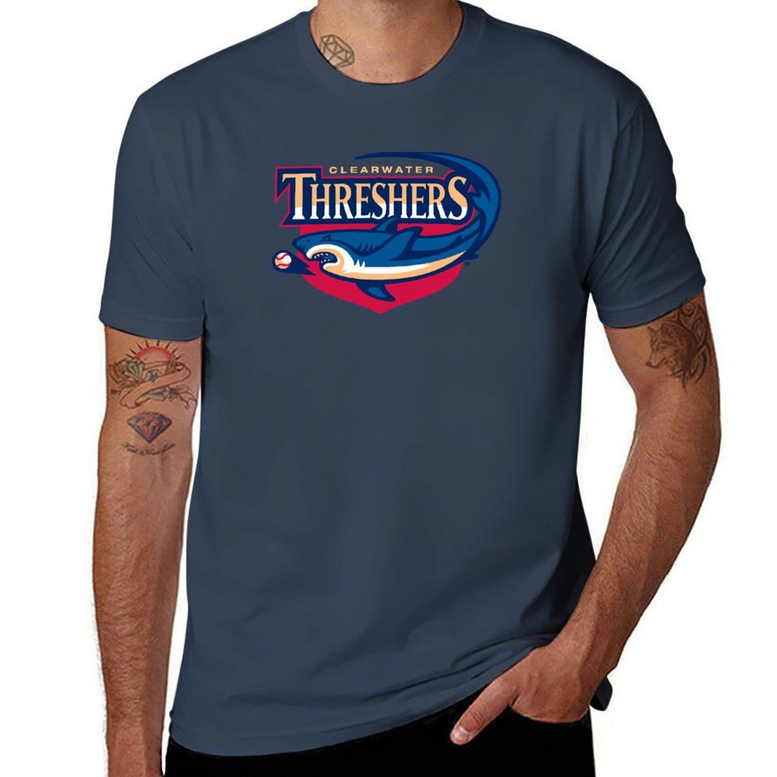 The Clearwater Threshers Tshirt Casual Loose Fit Summer Tee Shirt S