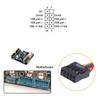 Xiwai Motherboard USB Header Female Extension Cable Hub Connector Adapter Port 9-Pin 2.0 1-2 Multi-Liner