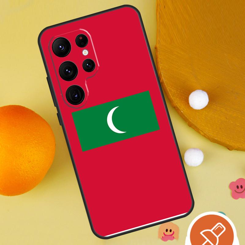 Maldives Map Phone Case For Samsung Galaxy S25 Ultra S24 S23 S22 S21 Ultra S9 S10 Plus S20 FE Funda Cover