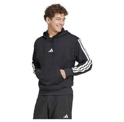 Adidas Moletom com Capuz Essentials 3 Stripes French Terry