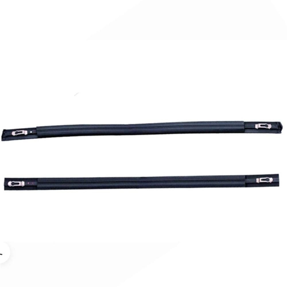 Pair For 15-20  Honda Fit Jazz GK Roof Drip Side Molding Assy Rubber Seal